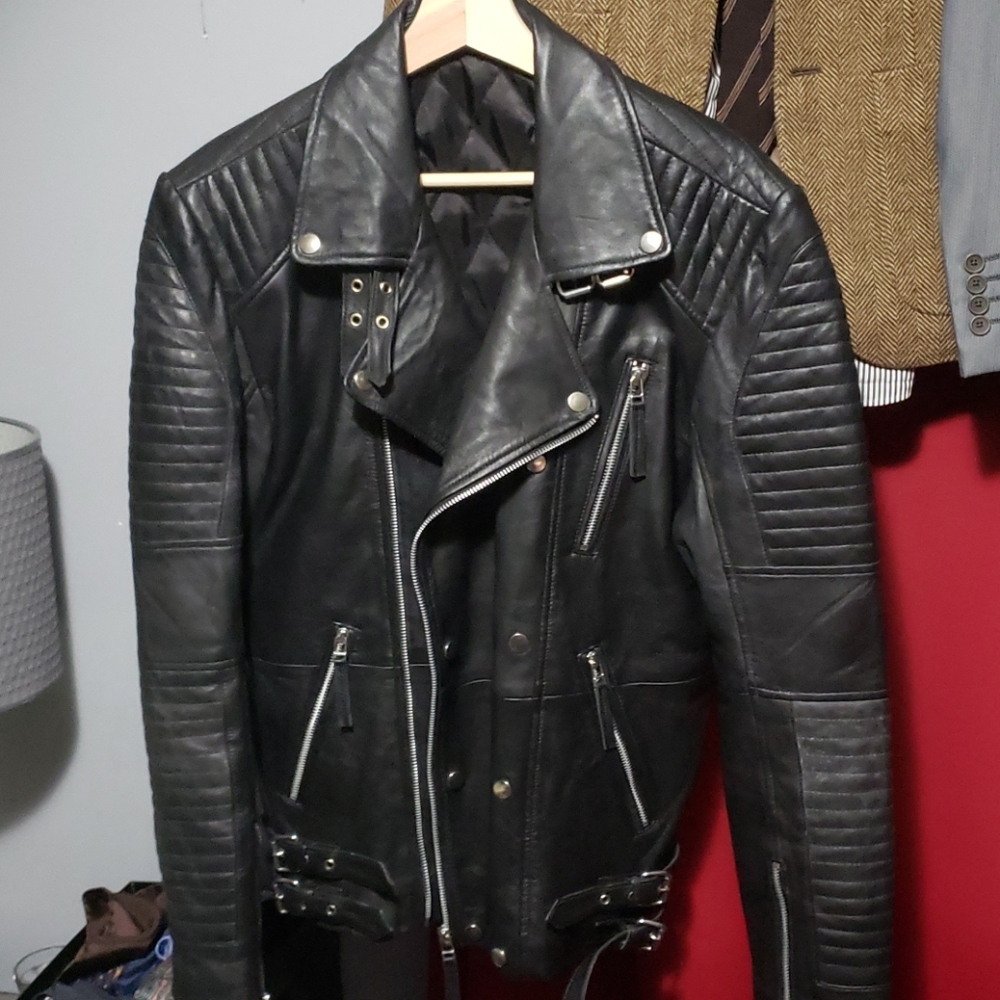 Luciano Natazzi Biker retro biker jacket